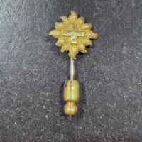 Anstecknadel Generalstabsoffizier Gelbgold 750 sehr selten