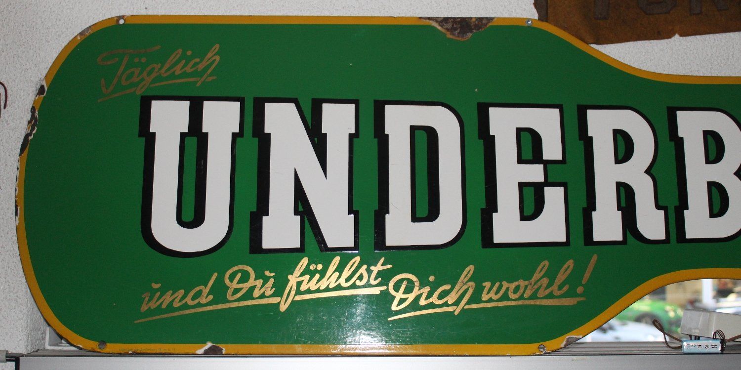 Insegne: Underberg Emailschild Reklame – Usato da Lüchingen venduto da Aw67 1