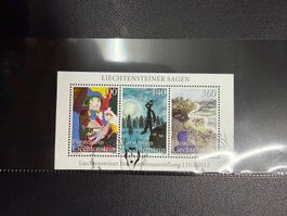 FL Sonderblock Liechtensteiner Sagen 2012 ET gestempelt
