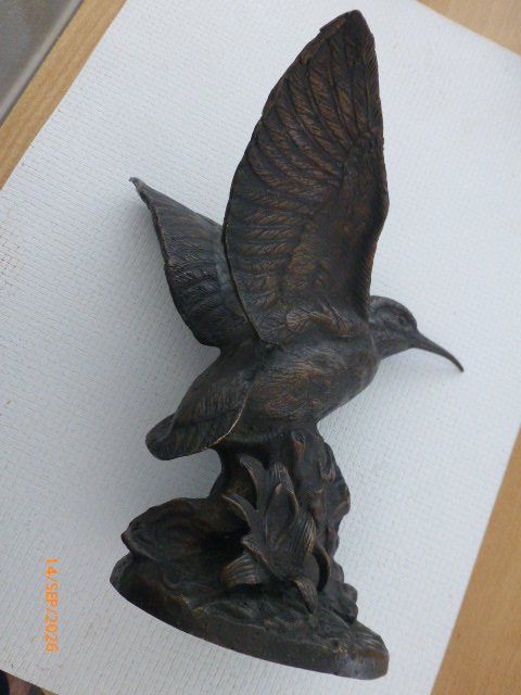 Sculture & Statue: Vogel auf Baumstrunk aus Bronze. – Usato da Pratteln venduto da Emperial 6