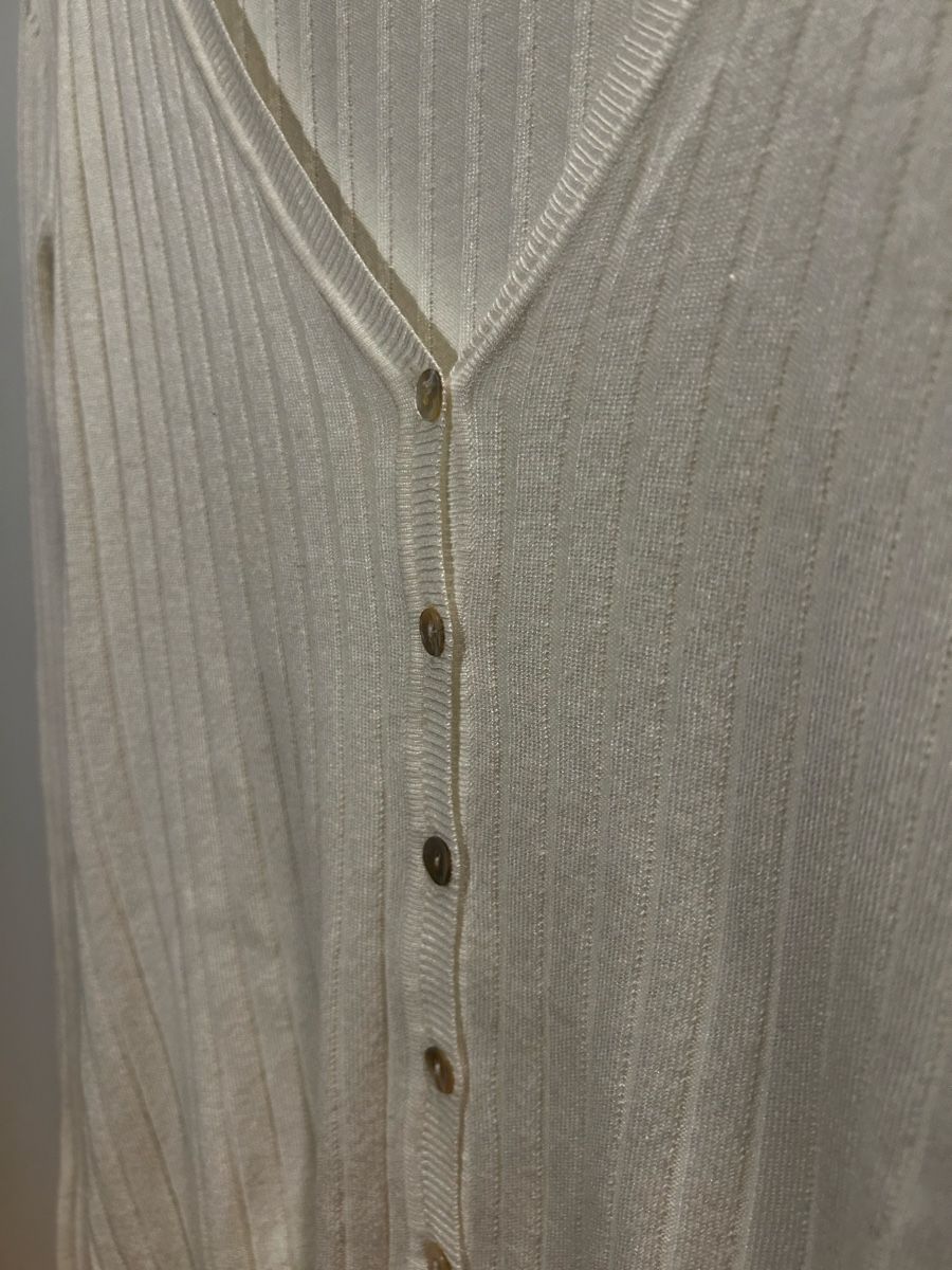 Maglioni & Felpe: Feinstrick Cardigan, Weiss – Usato da Uster venduto da alin13e 1