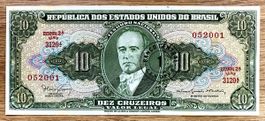 10 Cruzeiros Brasilien 1966!!!