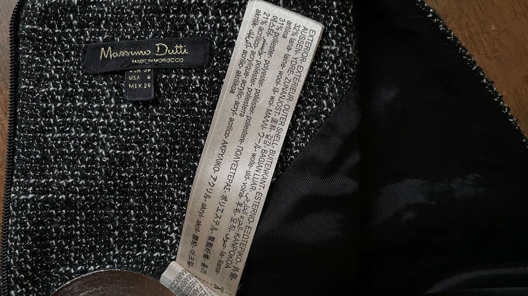 Massimo Dutti Vestiti: MASSIMO DUTTI S 36 /NP139CHF Wool – Usato da Kölliken venduto da Prscoo 7