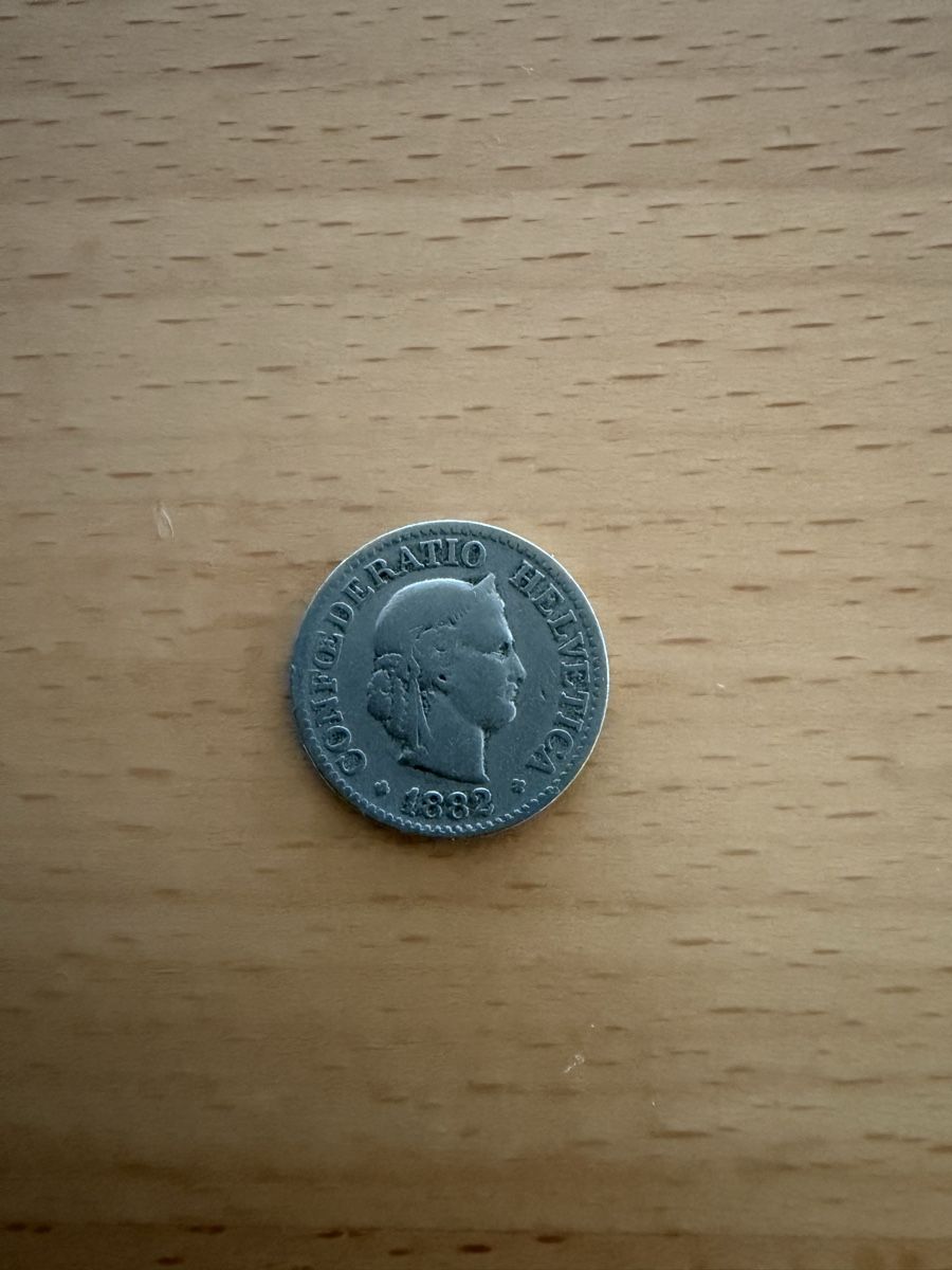 Tutti le monete: Münze Schweizer 10 Rappen 1882 – Usato da Schüpfen venduto da Diego2211