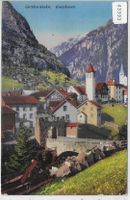 Gotthardbahn - Goeschenen - Litho