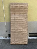 Retro vorgeformte  bequeme Sofaliege, Beige-Braun Gestreift