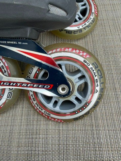 Inline-Skating & Rollschuhe: Rollerblade Aero 90 Lightspeed Gr. EU 40,5 / UK 7 / US 8 – Gebraucht aus Hohenrain von Kiendan 7