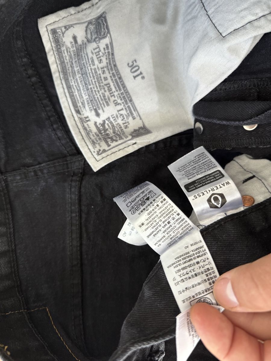 Levi's Hosen: Levi's 501 Shorts Schwarz Grösse W36 Oryginal – Gebraucht aus Wetzikon ZH von Jan_wojt 5