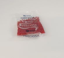 Preciosa Rocailles Perlen Perles in rot im 50g Tütchen