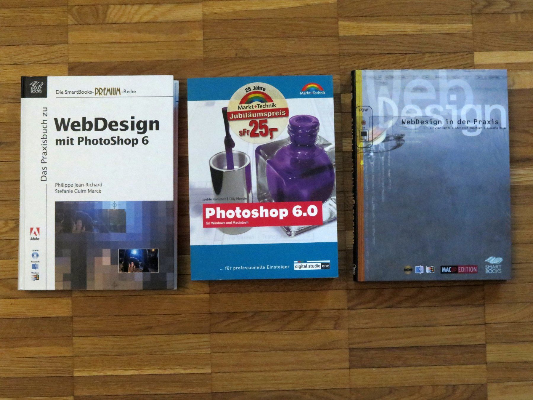 Libri: WebDesign - Photoshop 6 - 3 Bücher + CD – Usato da Zwingen venduto da Tigertimmi