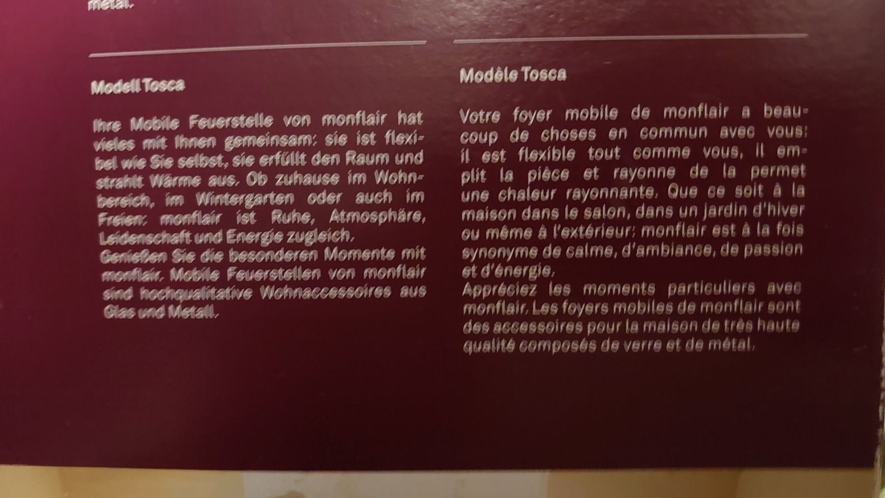 Cheminée d'extérieur: Monflair mobile Feuerstelle Ethanol – Neuf avec emballage d'origine à Schönenwerd par Rei6 1