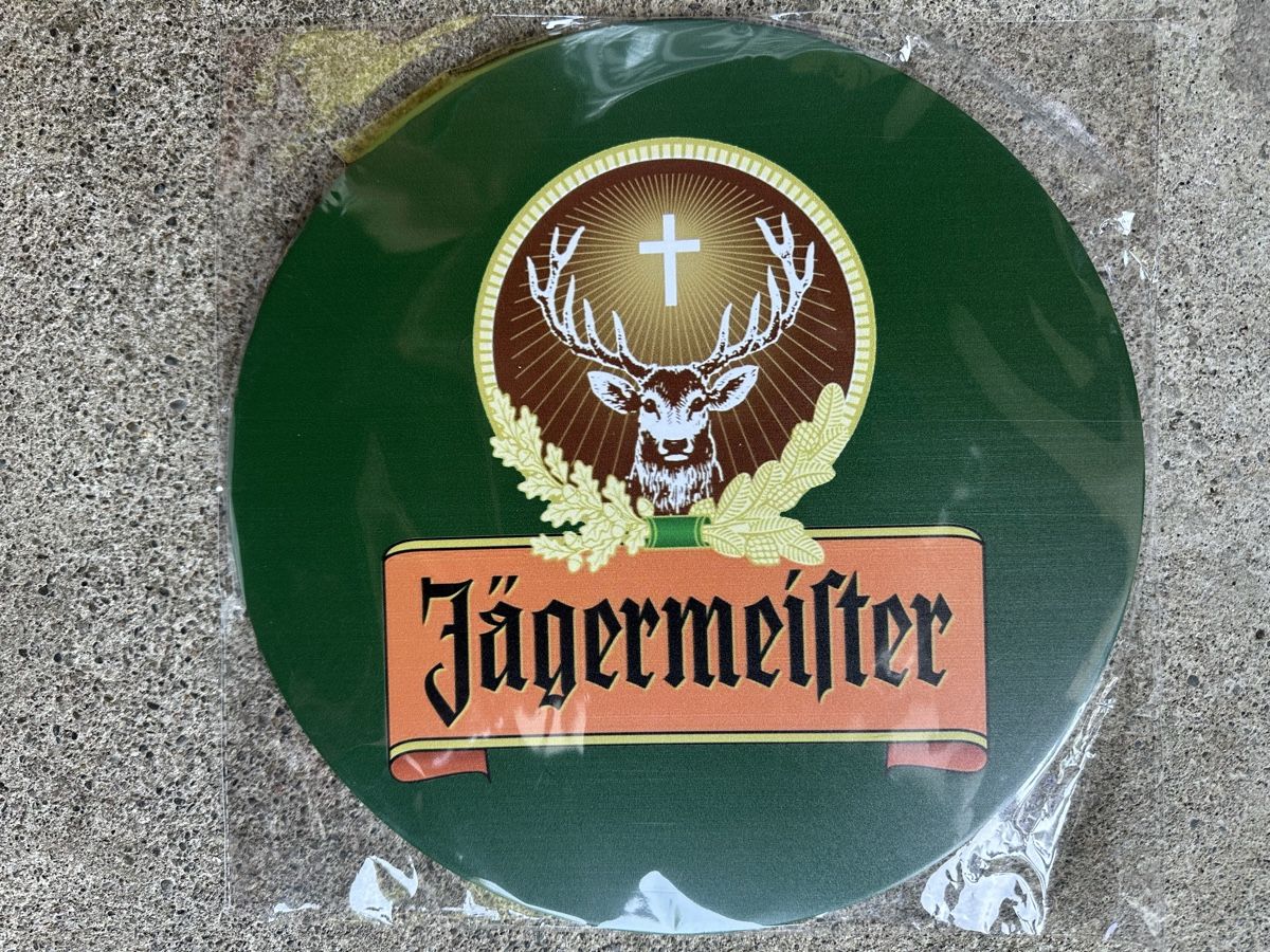 Insegne: Jägermeister Werbung Reklame  – Nuovo (secondo la descrizione) da Reinach AG venduto da rares75