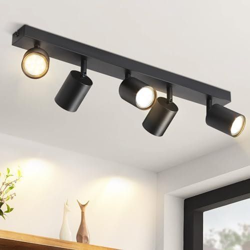 Lampadari & plafoniere: Deckenstrahler Deckenleuchte 5 flammig Spots Deckenlampe – Nuovo e nell'imballaggio originale da Hundwil venduto da Mr.Wong 1