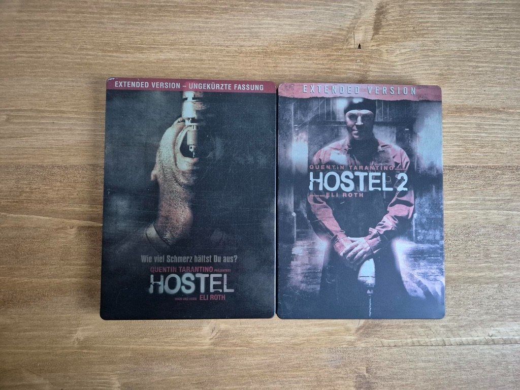 Tous les DVDs: Hostel 1 & 2 Extended Version - Uncut Steelbook DVDs – D'occasion à Luzern par fairflip