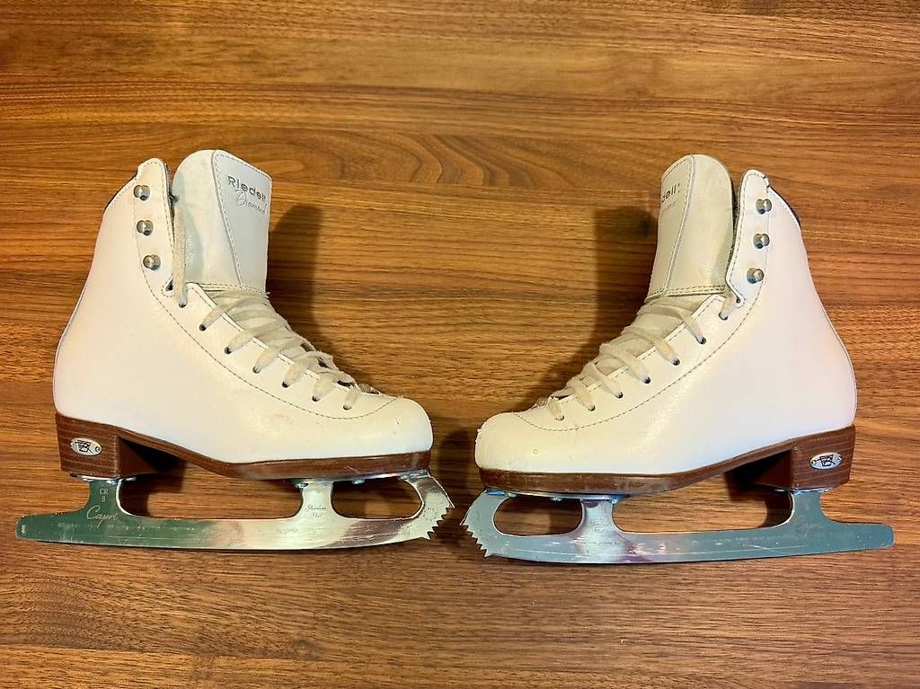 Pattini da ghiaccio: Riedell Diamond Schlittschuhe Grösse YTH 13,5 – Usato da Zürich venduto da thrice2006