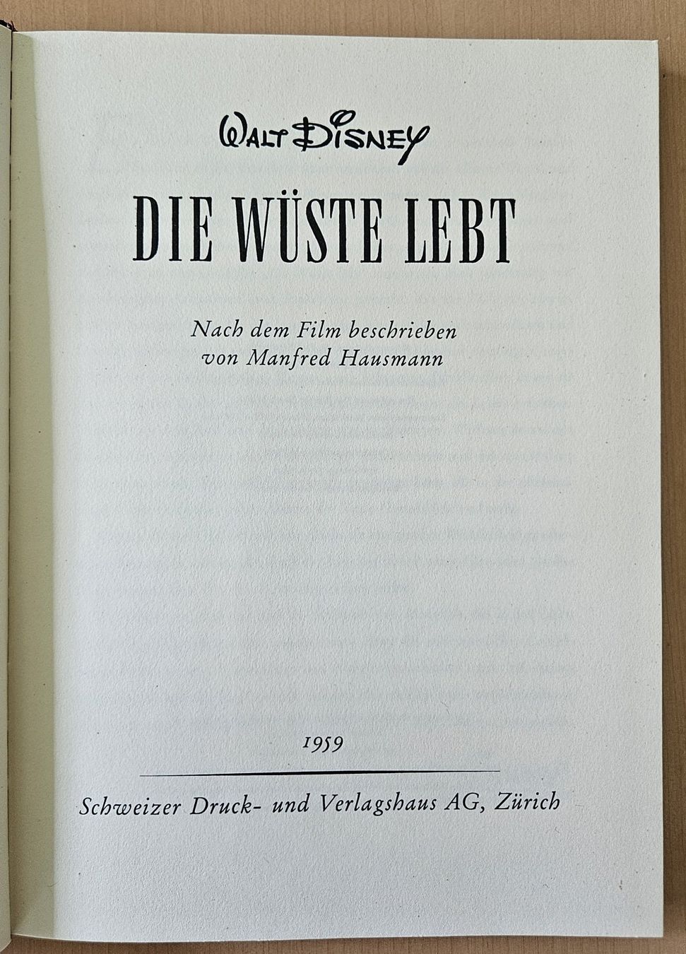 Libri: Walt Disney: Die Wüste lebt – Usato da Schaffhausen venduto da asyouwestley 3