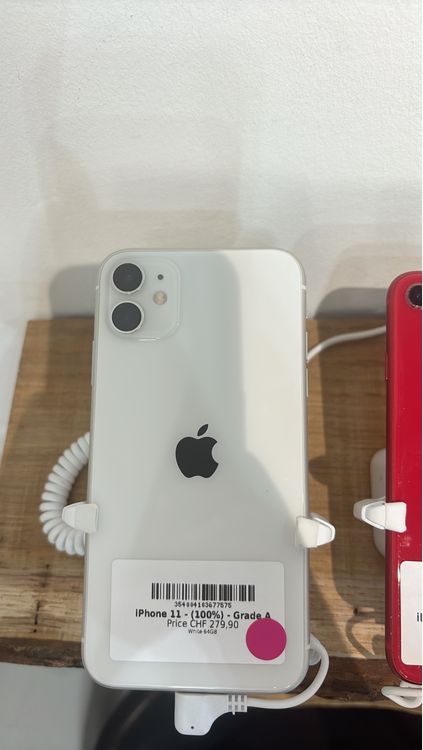 IPhone 11 Blanc 128 Go Occasion - Écran 6.1" 4G Opérateur 1&1
