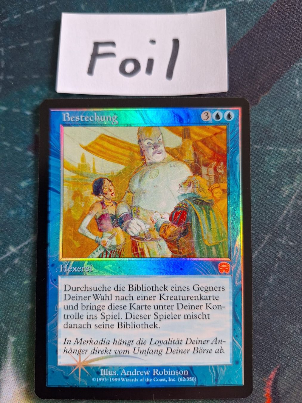 Magic The Gathering Carte collezionabili: Bestechung/Bribery FOIL, Mercadian Masques – Usato da Aarau venduto da bag_t65l