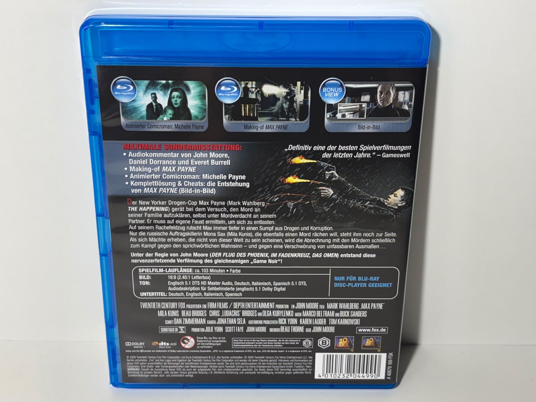 Tutti i DVDs: Max Payne Blu Ray – Usato da Wilderswil venduto da Sstriker 1