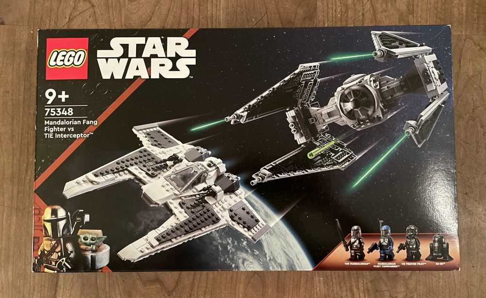 Lego 75348 Mandalorian Fang Fighter vs TIE Interceptor (NEU) (Neu und ...