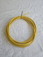 6 Meter kabelhülle in Gold für dein Töffli oder Töff.