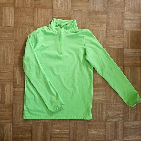 Pullover Jacke Trevolution Fleece, Gr. 140/152, neon hellgrü