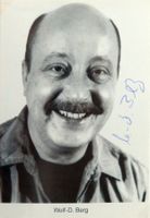Wolf-Dietrich Berg (1944-2004) Schauspieler - Autogramm