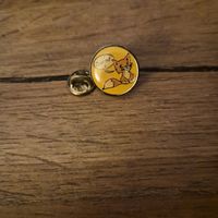 Pin’s renard « Bonjour » – émail mignon  