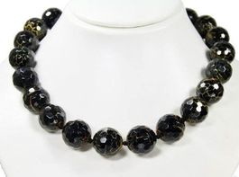 ♛ Wunderschöne Crack-Achat - Kette