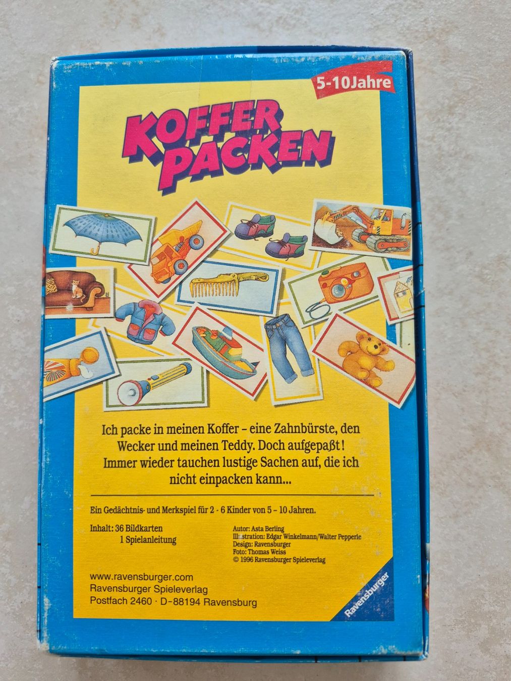 Ravensburger Giochi: Ravensburger Koffer packen Spiel – Usato da Lengnau AG venduto da Mefari 1