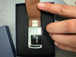 Breitling USB Stick Lederband neu ungebraucht