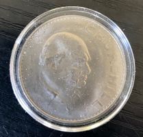 Winston Churchill Elisabeth II Gedenkmünze England 1965 UK