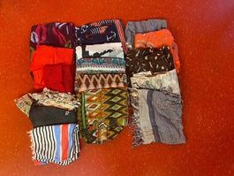 Schals Set, viele verschiedene Farben und Muster, Top! (53)