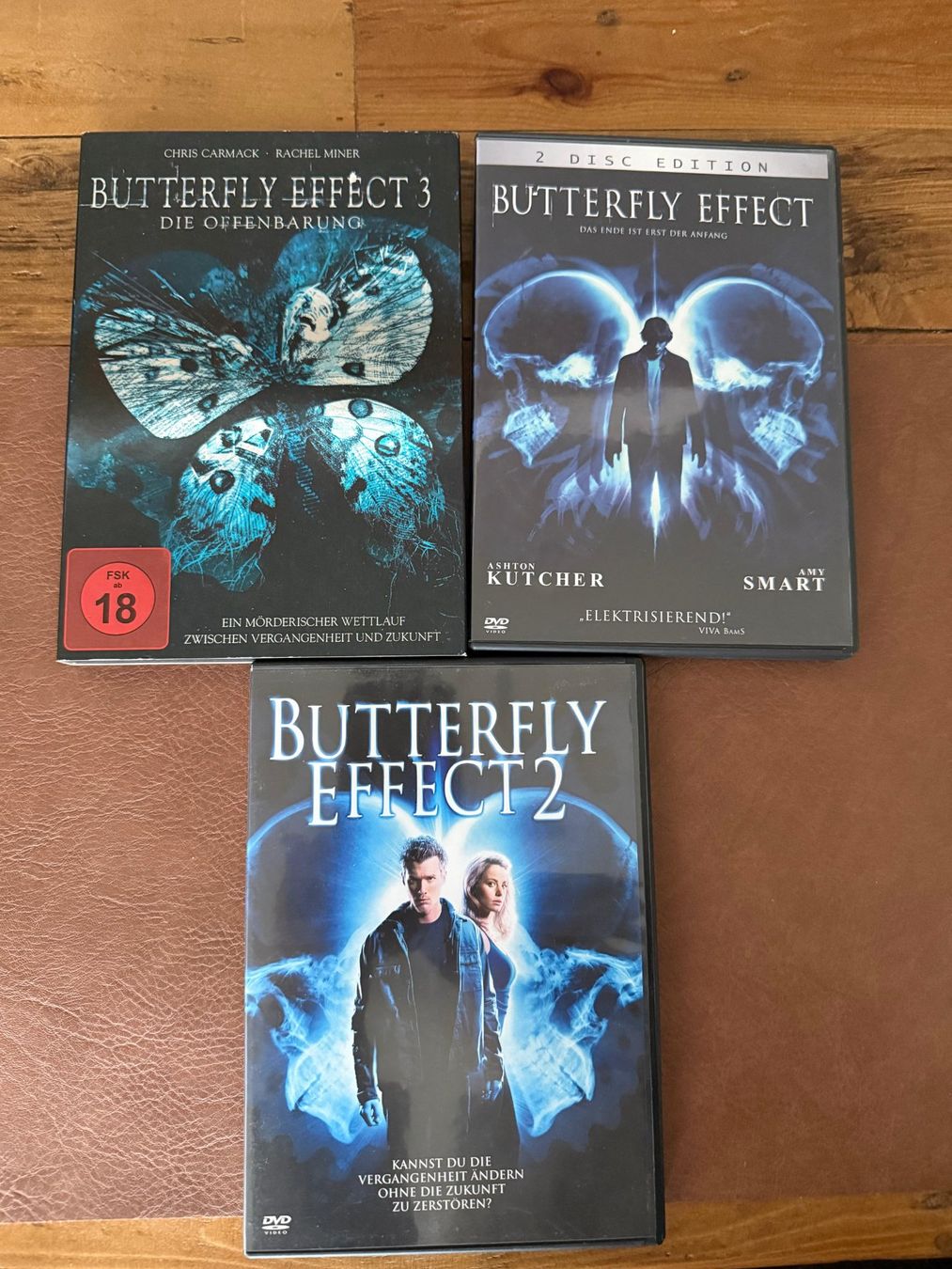 Tutti i DVDs: Butterfly Effect - 1 bis 3 DVD – Usato da Belp venduto da Smiley90