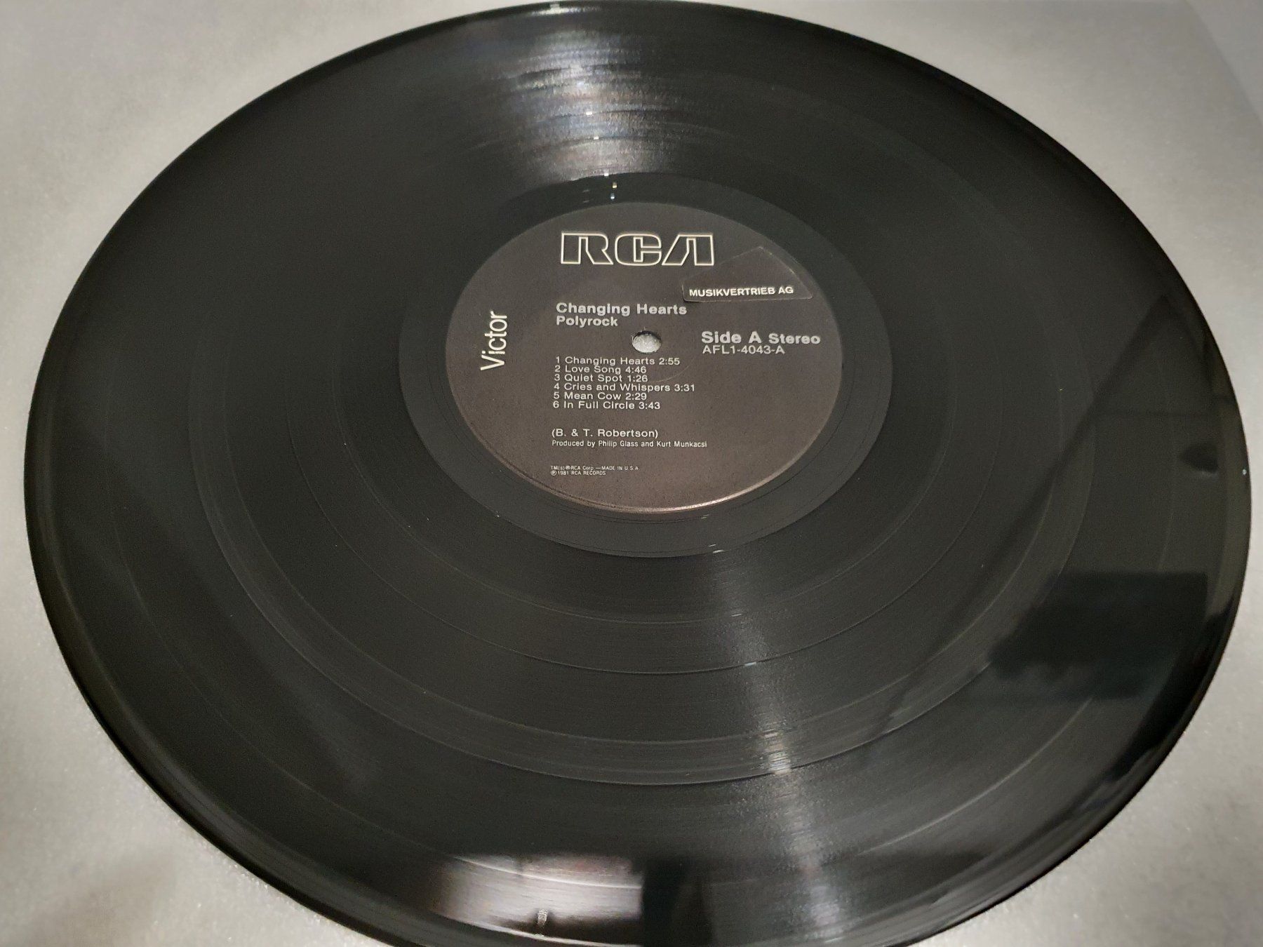 Vinyles: Polyrock – Changing Hearts – D'occasion à Uster par Vinyl-Leidenschaft 2
