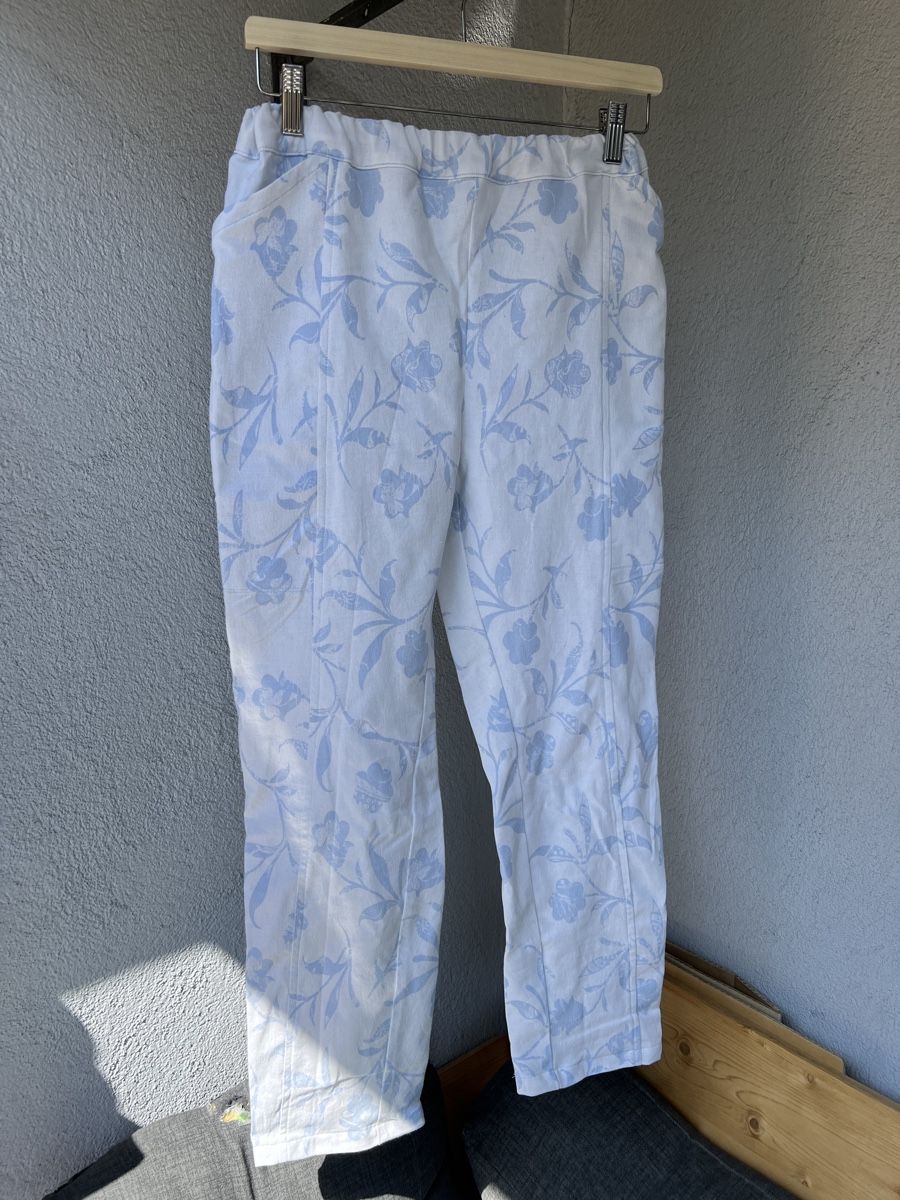 Pantaloni: Sommerhose mit Blumenmuster, Grösse S – Nuovo (secondo la descrizione) da Bern venduto da mehrlean 2