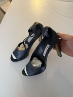 Jimmy Choo Navy Blue Leather Theresa Sandals taille 40