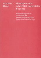 Haug A. - Gesungene und schriftlich dargestellte Sequenz