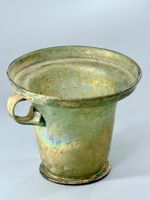 Glas Gefaess mit patina - vmtl. Römische Modiolus Vase