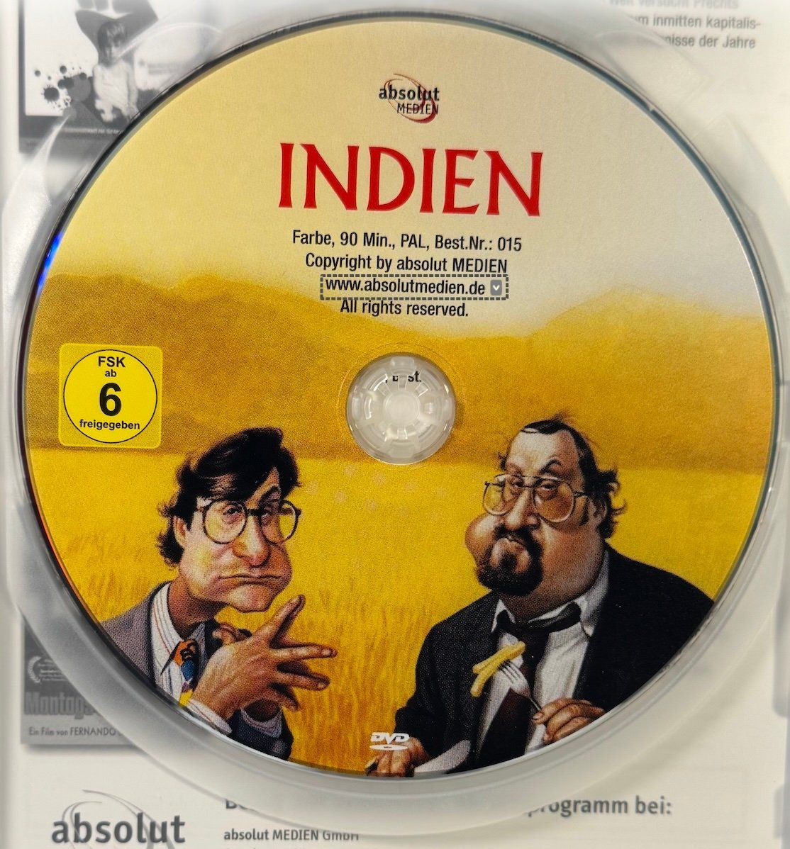 Tutti i DVDs: DVD INDIEN DER FILM – Usato da Wisen venduto da gigisna 1