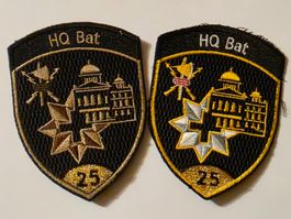 HQ Abzeichen Duo Badges HQ Bat 25 tenue A UND B  B mit Klett