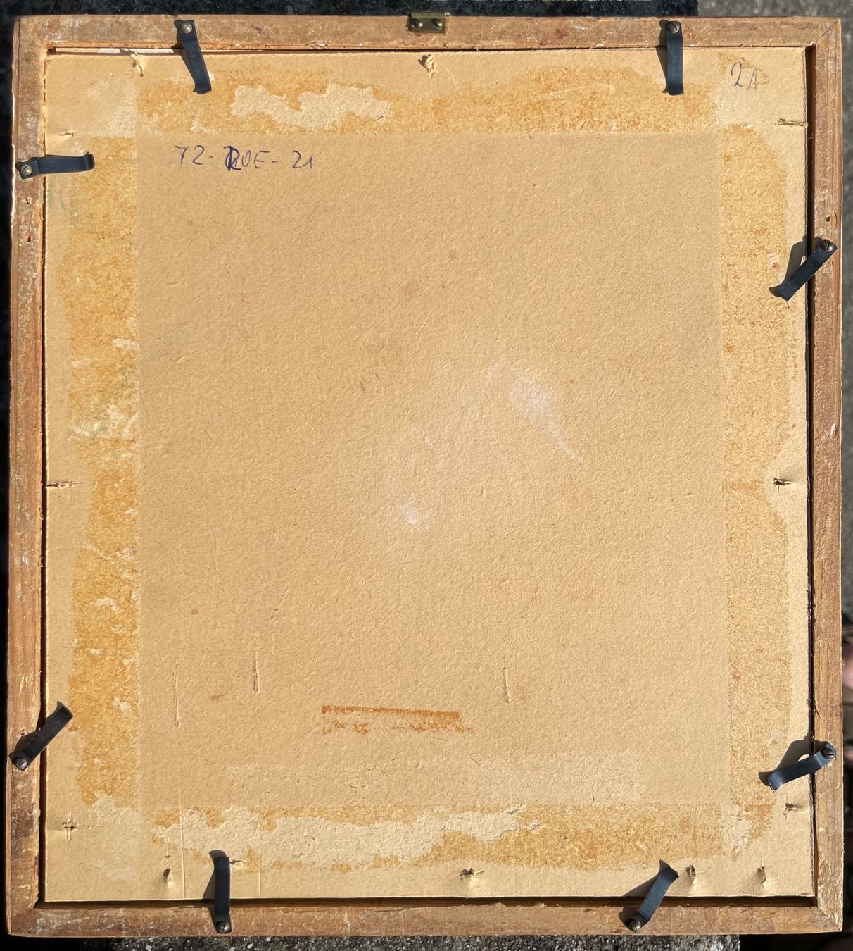 Dipinti: Henri Hébert dessin ce masque 1868 – Usato da Biel/Bienne venduto da Galaq 4