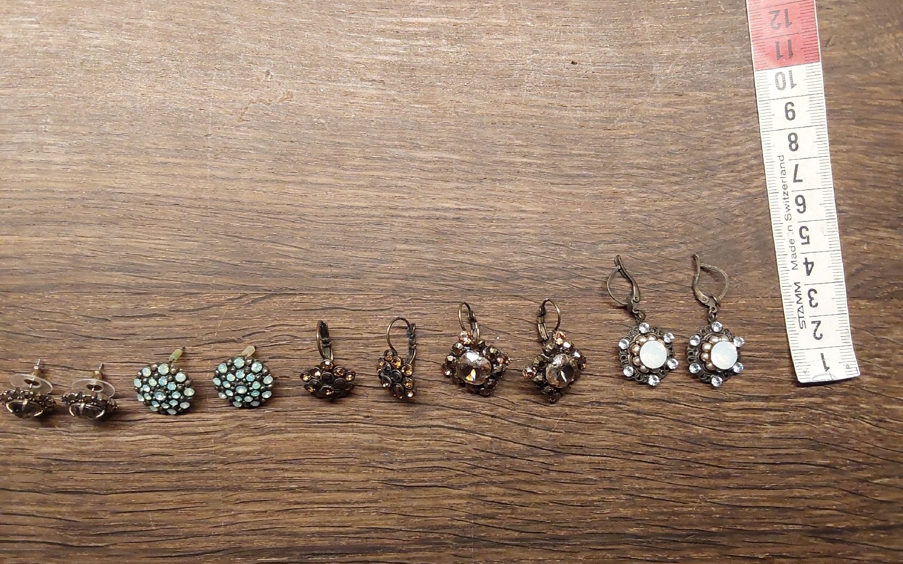 Orecchini pendenti & Orecchini a lobo: 5 Paar Ohrschmuck – Usato da Köniz venduto da scopello12 3