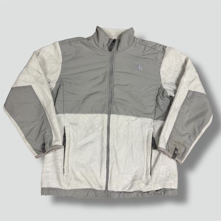 The North Face white fleece jacket winter ski polyester XL/M