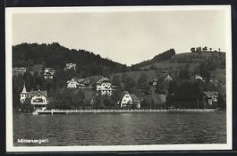 AK Mittenaegeri, Uferpartie, 1937