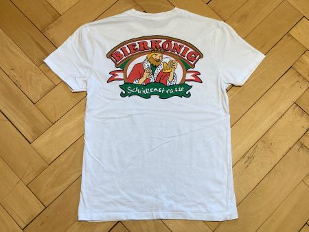 Vintage Y2K T-Shirt Bier König Double Prints Sz M