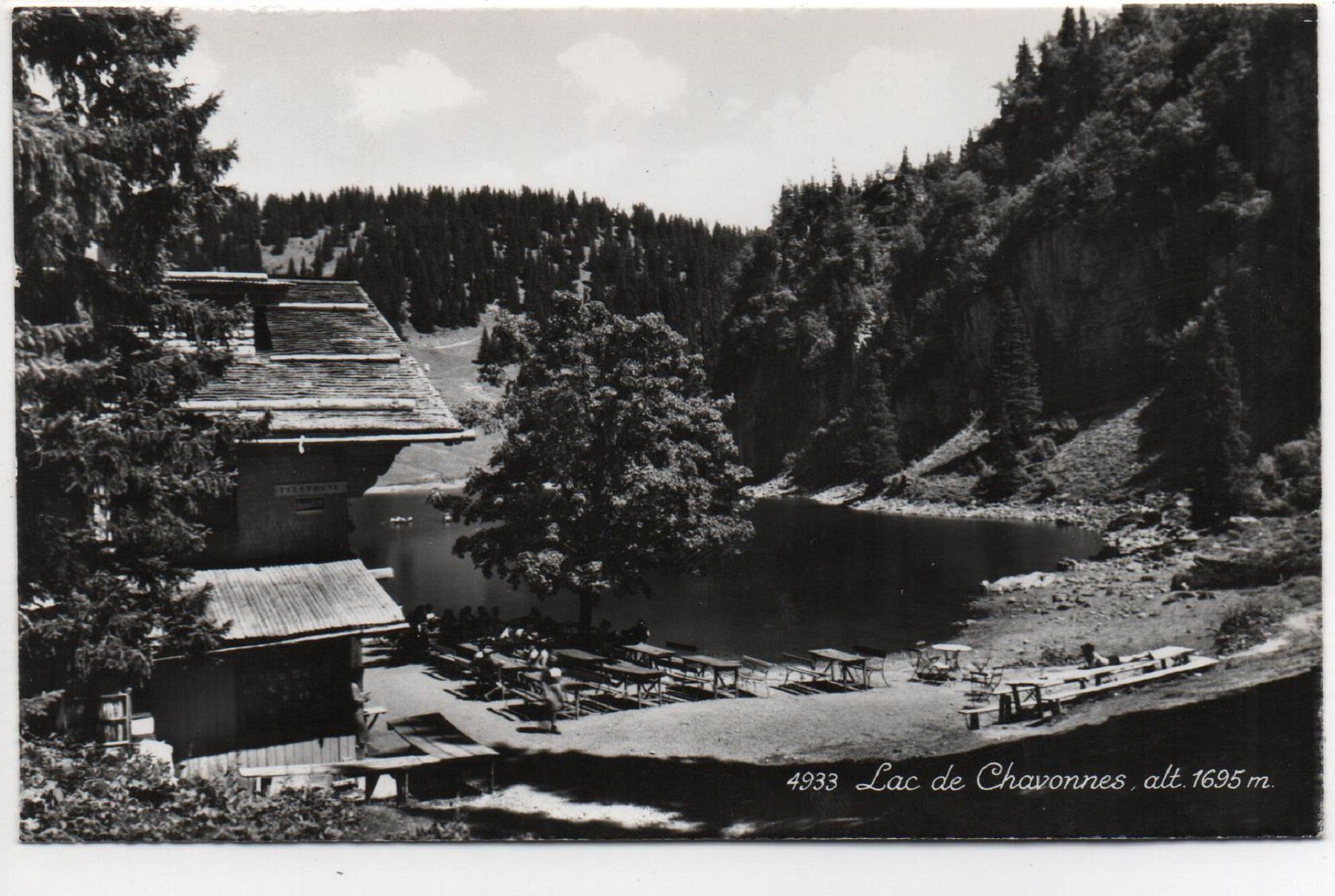 Cartoline postali: VILLARS-SUR-OLLON Lac de Chavonnes – Usato da Jona venduto da philajona