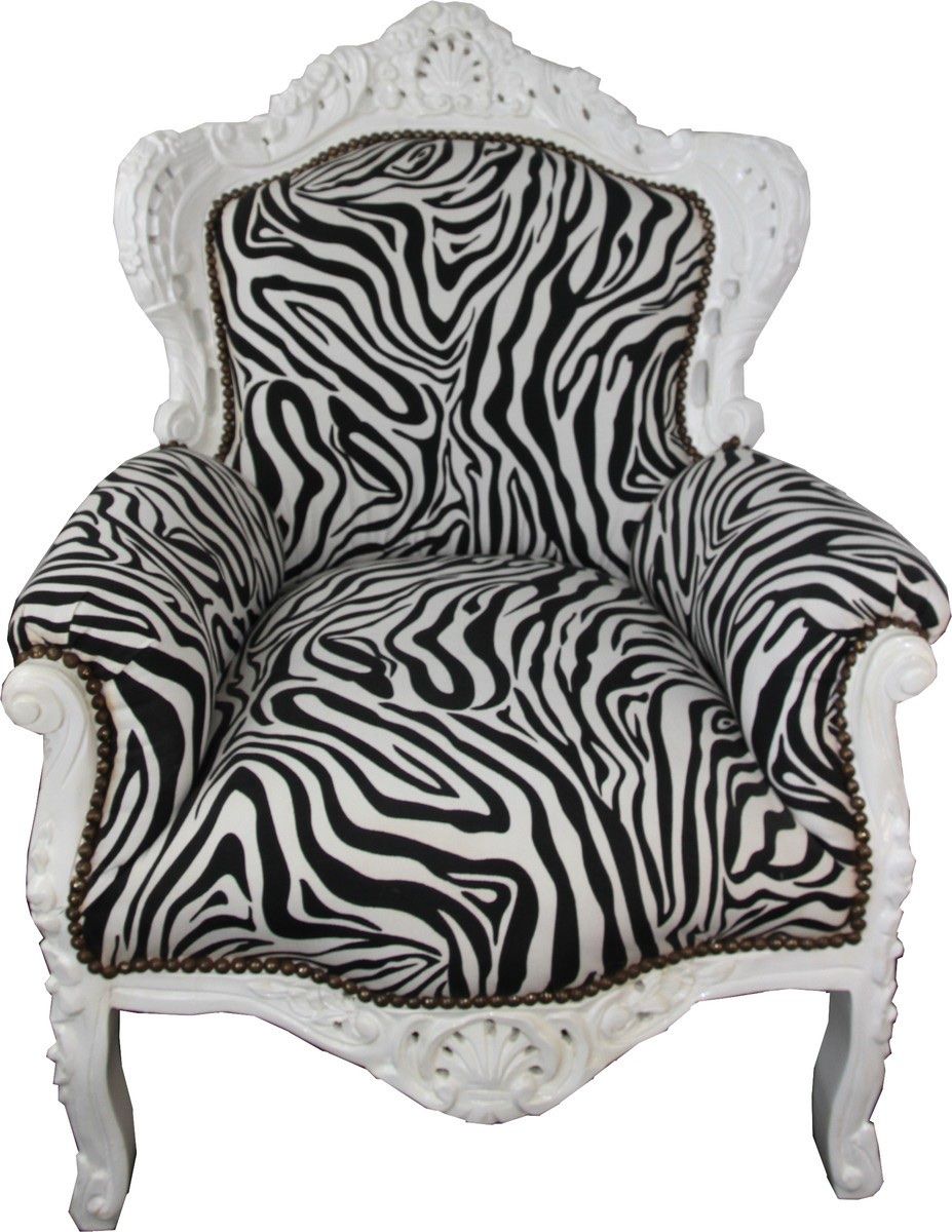 Poltrone: Barock Sessel Zebra NEU – Nuovo (secondo la descrizione) da Wolfwil venduto da ISAsShop