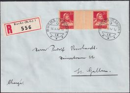 1940, S39z (geriffelt) Seltenheit: BUCHS (SG) +Att. 14'000.-