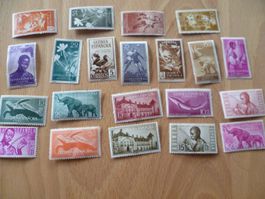 Guinea Española Briefmarken, 20 Stk, verschiedene Motive